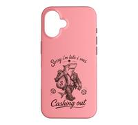 Carcasa para iPhone 16 Funny Shark Sorry Was Cashing out Casino Ganador Humor