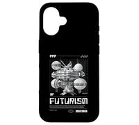 Carcasa para iPhone 16 Futurismo Ciencia Ficción Estación Espacial Futuro 2030