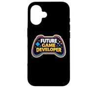 Carcasa para iPhone 16 Futuro Desarrollador de Juegos Niños Niño Niña Niño Gamer Gaming Lover