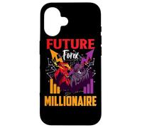 Carcasa para iPhone 16 Futuro Forex Millionaire Trading Mercados de valores Day Trader