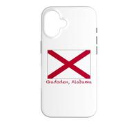 Carcasa para iPhone 16 Gadsden, Bandera de Alabama, Recuerdo de Estados Unidos