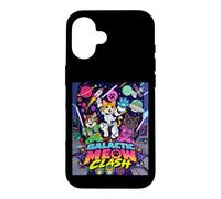 Carcasa para iPhone 16 Galactic Funny Clash Space Cats Illustration Graphic Cartoon