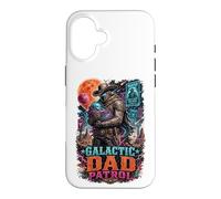 Carcasa para iPhone 16 Galactic Space Cowboy Dad Patrol Scifi Western Father's Day
