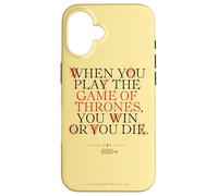 Carcasa para iPhone 16 Game of Thrones When You Play