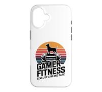 Carcasa para iPhone 16 Gamer Fitness Sube De Nivel En Gimnasio Y Par