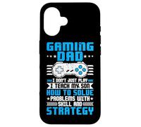 Carcasa para iPhone 16 Gaming Dad I Don't Just Play I Enseño a Mi Hijo Cómo Resolver Pro