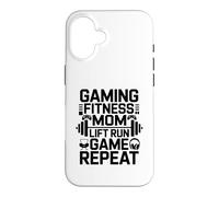 Carcasa para iPhone 16 Gaming Fitness Lift Run Game Walk Repeat