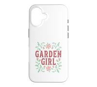 Carcasa para iPhone 16 Garden Girl Wildflower Gardencore Cottage Mariquita