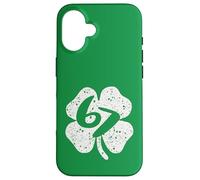 Carcasa para iPhone 16 Gen Alpha Slang 6-7 Grunge Irlandés Adolescente Seis Siete Meme Trébol