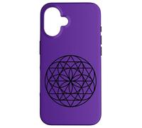 Carcasa para iPhone 16 Geometría Sagrada Flor De La Vida Mejor Yoga Yogi Flores Sagradas