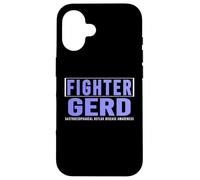 Carcasa para iPhone 16 GERD Fighter Gastroesophageal Reflux Disease Camiseta