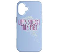 Carcasa para iPhone 16 Gilmore Girls Life'S Short. Talk Fast.