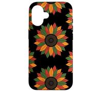 Carcasa para iPhone 16 Girasoles africanos Orgullo Negro y Cultura