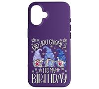 Carcasa para iPhone 16 GNOME Birthday For Women Did You GNOME It`s My Birthday