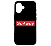 Carcasa para iPhone 16 GO Away Leave Me Alone Funny Sarcasm For Introverts 反社会的内向性