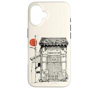 Carcasa para iPhone 16 Goju Ryu Karate Dojo Okinawa Japón Ilustración