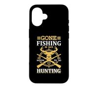Carcasa para iPhone 16 Gone Fishing Be Back Soon To Go Hunting Hunter Life Nature