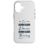 Carcasa para iPhone 16 Gracioso Soy Islas Salomón Haciendo Cosas de Las Islas Salomón