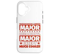 Carcasa para iPhone 16 Graduación de Estudiantes de biología Molecular y genética - Excepto