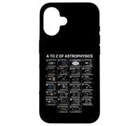 Carcasa para iPhone 16 Gráfico Educativo de astrofísica A-Z Space Concepts