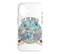 Carcasa para iPhone 16 Gráfico Floral de Dinosaurio Hear You Roar Empowerment