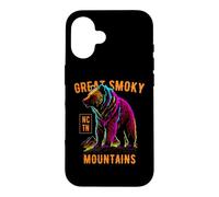 Carcasa para iPhone 16 Gran diseño de Oso Smoky Mountains USA