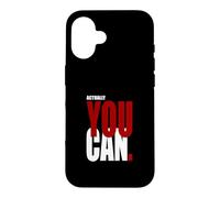 Carcasa para iPhone 16 Granate Rojo Borgoña Color Actually You Can Burdeos Gráfico
