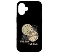 Carcasa para iPhone 16 Grandfather Alarm Clock Time Tick Tock Clock T-Shirt