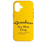 Carcasa para iPhone 16 Grandma Love Made Cozy Día de la Madre - Abuela Amorosa Orgullosa
