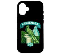 Carcasa para iPhone 16 Guatemala Quetzal Chapín 502 Tikal Antigua Guatemalteco Maya