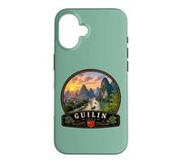 Carcasa para iPhone 16 Guilin China Montañas Karst Li Río Paisaje Viaje Desig