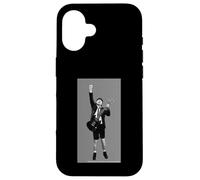 Carcasa para iPhone 16 Guitarra Rock AC DC Schoolboy Pose Thunder Stage