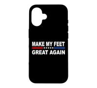 Carcasa para iPhone 16 Hacer Que mis pies estén geniales Otra Vez | Recuperación de Lesiones en el pie Roto