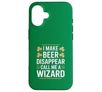 Carcasa para iPhone 16 Hago Desaparecer la Cerveza Llámame un Mago