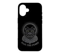 Carcasa para iPhone 16 "Hail The Pussy Goth Satan Clothing Gothic Hail Satan