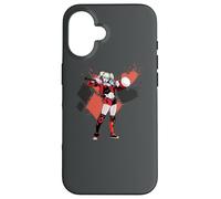 Carcasa para iPhone 16 Harley Quinn Diamonds and Hearts