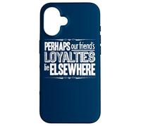 Carcasa para iPhone 16 Harry Potter Loyalties Lie Elsewhere Quote