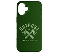 Carcasa para iPhone 16 Hatchet Logo - Outpost Scouting Gear by Giant Step
