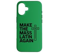 Carcasa para iPhone 16 Haz de Nuevo la Cruz católica Tradicional en latín