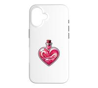 Carcasa para iPhone 16 Hechizo De Amor San Valentín Rojo Rosa Poción Pareja Hechizo
