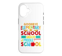 Carcasa para iPhone 16 Hello Middle School, Goodbye Elementary School 2026 Last Day