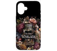 Carcasa para iPhone 16 Her Warlock His Witch Witchcraft Couple Ocult Magick