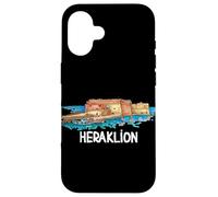 Carcasa para iPhone 16 Heraklion Grecia Travel Souvenir City - Regalo histórico