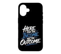 Carcasa para iPhone 16 Here For The Income Not The Outcome Employee Mindset -