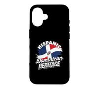 Carcasa para iPhone 16 Herencia Hispana Dominicana República Dominicana