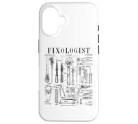 Carcasa para iPhone 16 Herramientas de reparación de automóviles Fixologist Mechanic Vintage Patent Print
