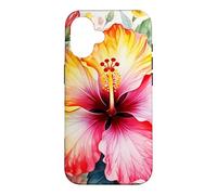 Carcasa para iPhone 16 Hibisco Aloha Flor Espiritual Hawaii Maui Oahu Kauai Isla