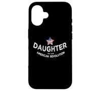 Carcasa para iPhone 16 Hija American Revolution USA Estrella patriótica mamá sis Gran