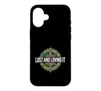 Carcasa para iPhone 16 Hiking Compass Topography Lost and Loving It
