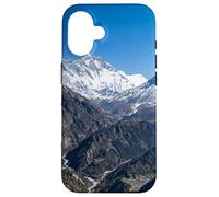 Carcasa para iPhone 16 Himalayas Nepal Nevado Picos Montaña Paisaje Escena